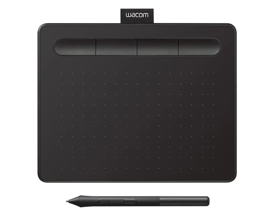 Wacom Intuos Graphics Drawing Tablet with Bonus Software, 7.9" X 6.3", Black (CTL4100)