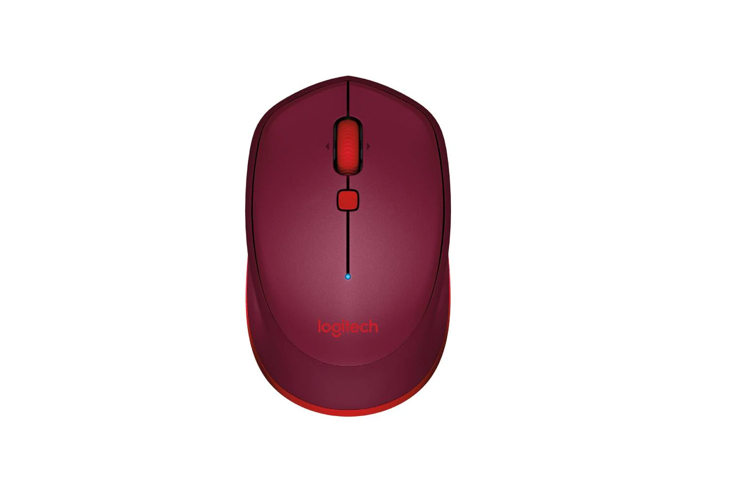 Logitech M337 Bluetooth Compact Mouse (Red)
