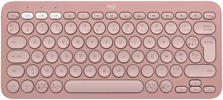 Logitech K380 Multi-Device Bluetooth Keyboard Rose